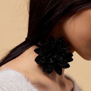 Free People NWT From Dusk Till Dawn Choker in Black